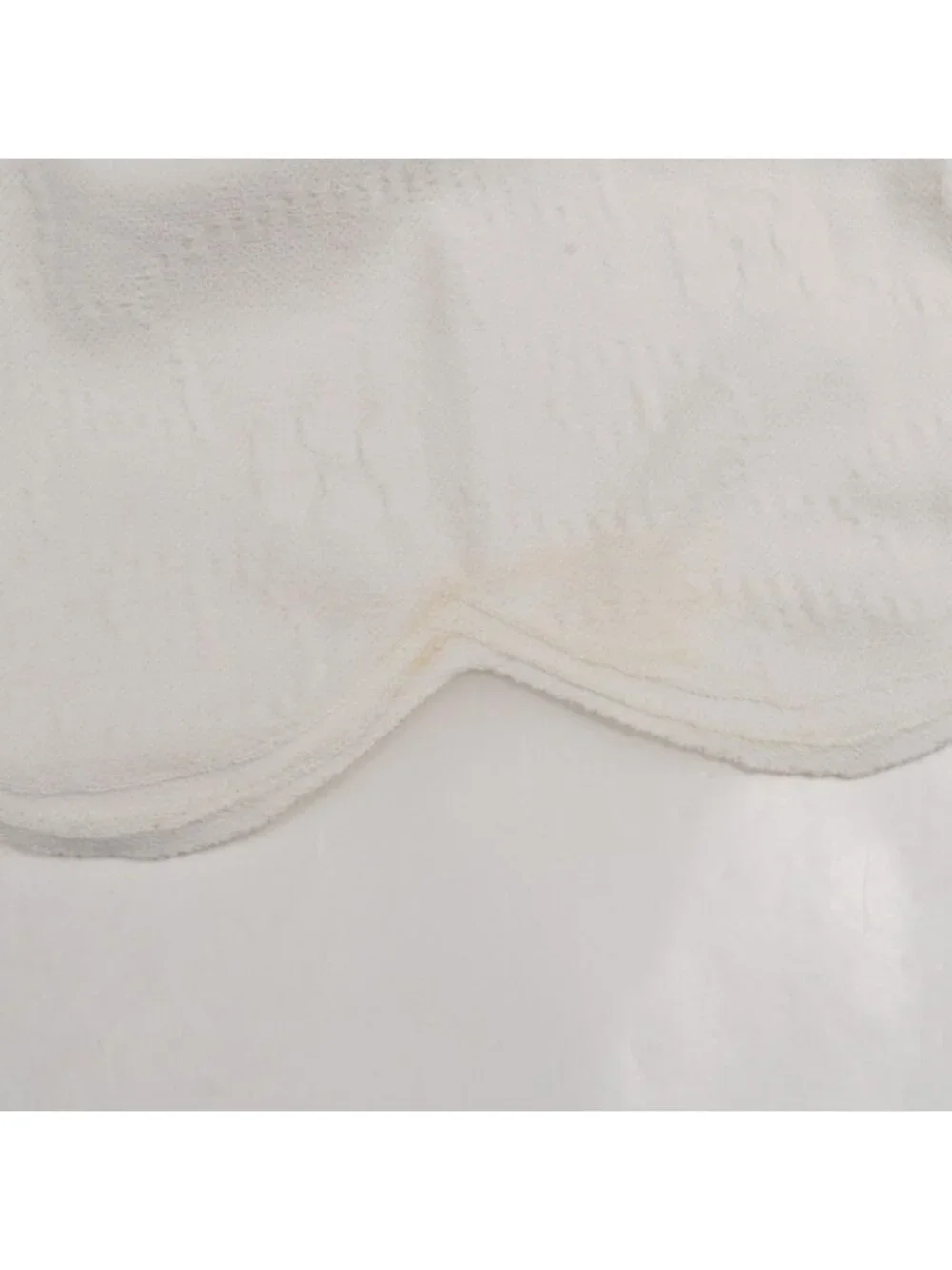 Chanel Skirt CC Logo Button Floral Scallop Cotton Rayon